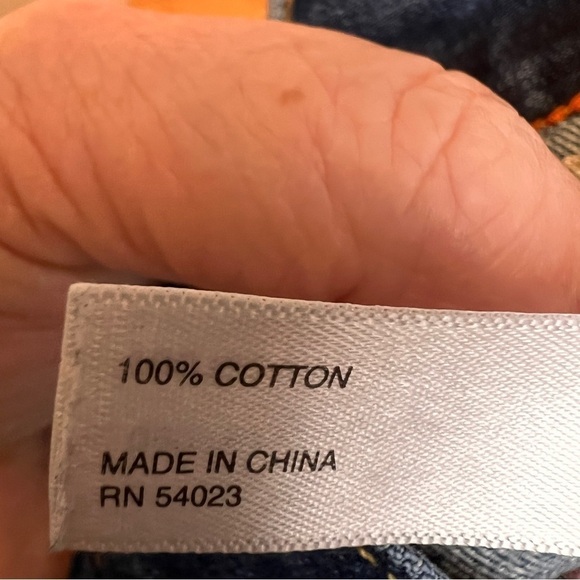 BANANA REPUBLIC Indigo Wash Straight Leg Jeans. See measurements for size. - Picture 5 of 6